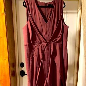 Universal Standard Mauve midi dress